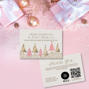 Dourado Natal Elegante - Obrigado