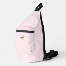 Dourado Personalizado Inicial l Garota Rosa Limpo