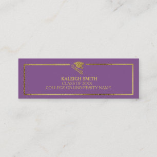 Dourado Personalizado na Placa de Inserção de Nome