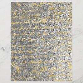 Dourado Prata 2 Lado Antigo Guia de Escrita Manual