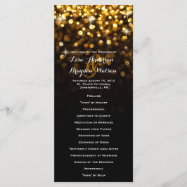 Dourado Programa de Casamento Glitz de Hollywood N