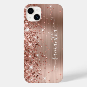 Dourado Rosa Espelhado Glam Moderno Assinatura Fem