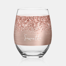 Dourado Rosa Espelhado Glam Nome