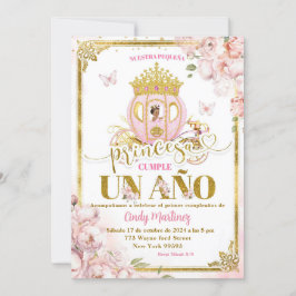 Dourado Rosa Mexicano Uno Princesa, Convite Carrua