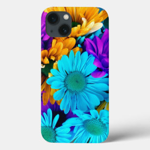 Dourado roxo N Turquesas Daisies iPad Mini Retina