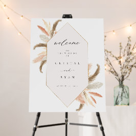Dourado Sinal de Boas-vindas Pampas Grass Conselho