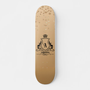 Dourado skate monograma