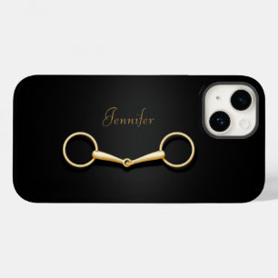 Dourado Snaffle Bit Elegante Equestre Personalizad