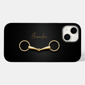 Dourado Snaffle Bit Elegante Equestre Personalizad