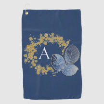 Dourado Sparkle e Blue Leaf Monographic adicione s