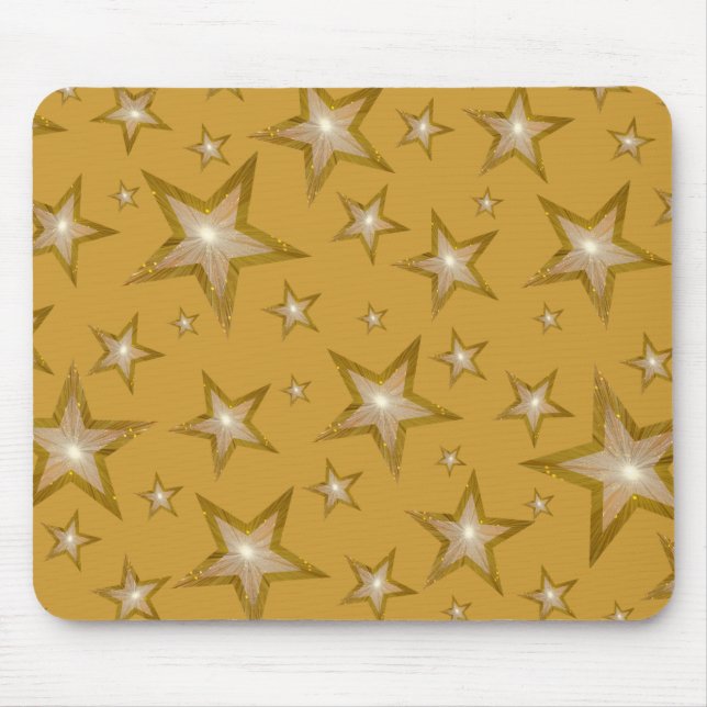 Dourado Stars Mousepad ouro (Frente)
