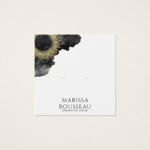 Dourado Sun Faux Foil Mandala Com Cartões De Exibi