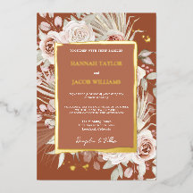 Dourado Terracotta Floral Boho Wedding