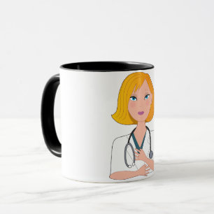 Doutor Com Um Stehoscope Caneca