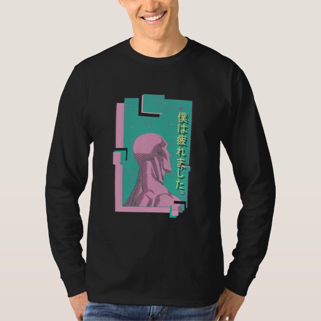 Doutor de Vaporwave - camisa longa da Capa (Frente)