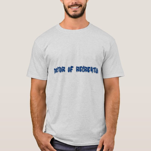 Doutor em T-Shirt de Recreação (Frente)