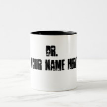 Doutor Mug, Dr. caneca personalizada, presente par