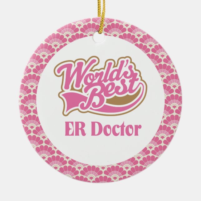 Doutor Presente Ornamento do ER do mundo o melhor (Frente)