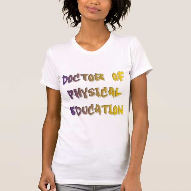 Doutora em T-Shirt de Educação Física (Frente)