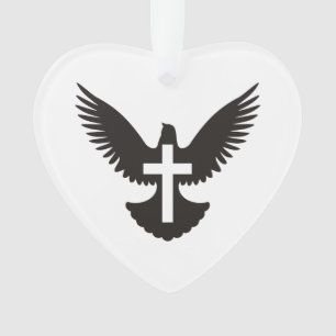 Dove com ornamento Cruzado