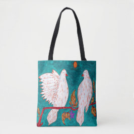 Dove Love Tote Bag