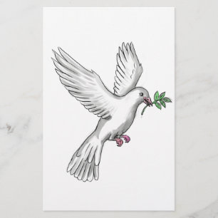 Dove Olive Leaf Tattoo