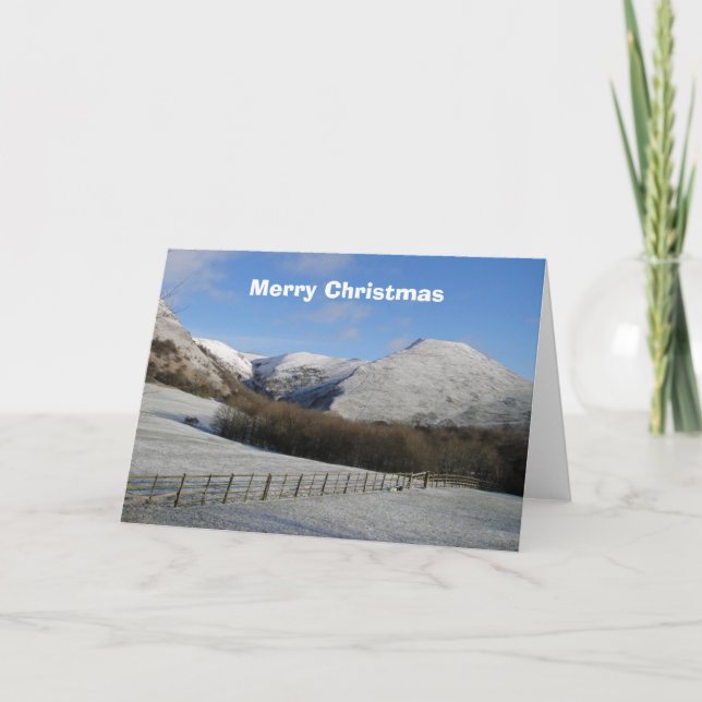 Dovedale no cartão da neve (Frente)