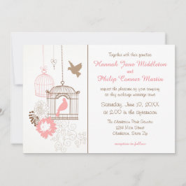 Doves & Cages - Convite para Casamento