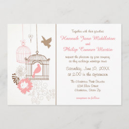 Doves & Cages - Convite para Casamento