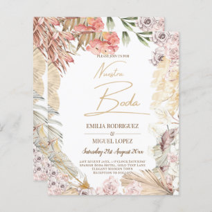 Download digital do Convite de casamento BOHO BOHO
