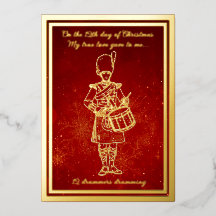 Doze dias de Natal, Drummers Bebendo