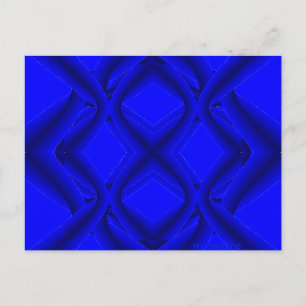 Doze linhas azuis e oito cartões de Posto