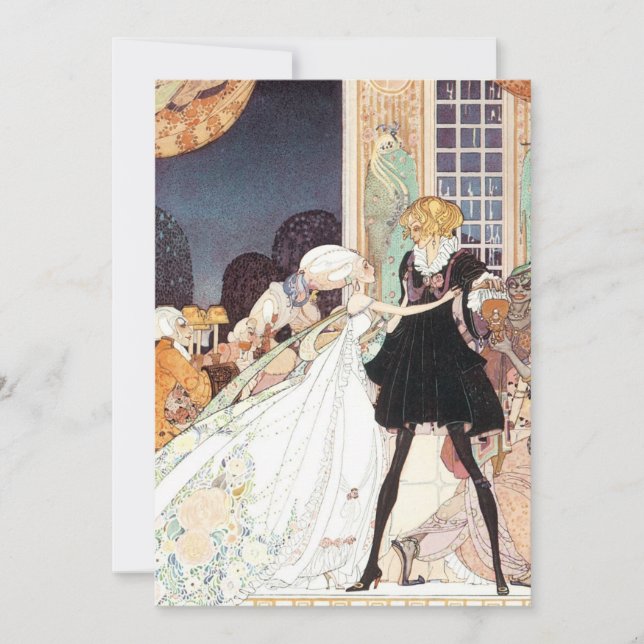 Doze Princesas Dançantes Vintage por Kay Nielsen (Frente)