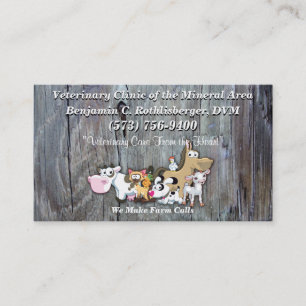 Dr. Ben Veterinarian Cartão de visita