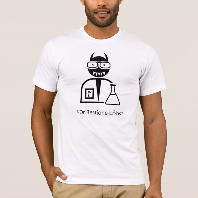 Dr. Bestione Laboratório T-shirt (Frente)