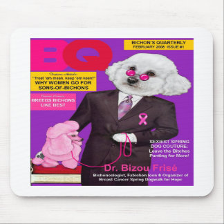 Dr. Frise na capa de revista Mousepad do Bq
