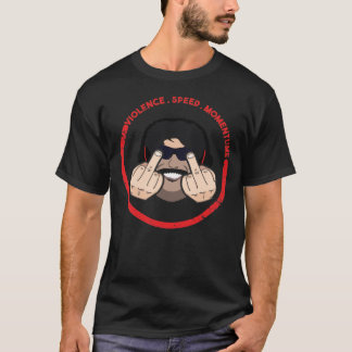 Dr. Ignora Violência Velocidade Momentum T-Shirt