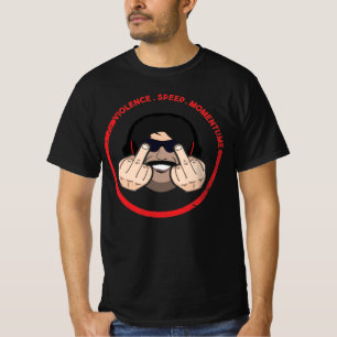 Dr. Ignora Violência Velocidade Momentum T-Shirt