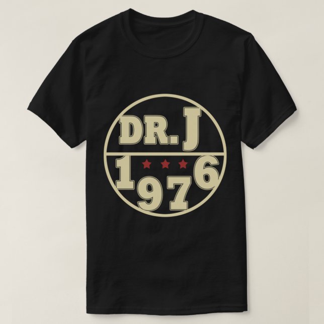 Dr. J 1976 T-Shirt (Frente do Design)