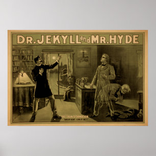 Dr. JEKYLL & poster do VAUDEVILLE do ato do jogo
