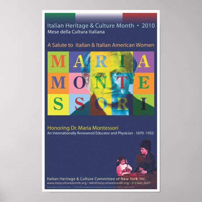 Dr. Maria Montessori Poster (Frente)