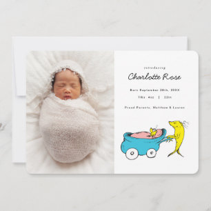 Dr. Seuss Anúncio de nascimento de um Peixe