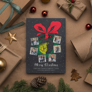 Dr. Seuss   Cartão de Foto de Natal para a Família
