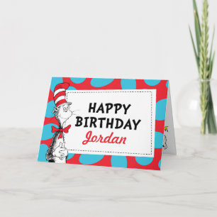 Dr. Seuss Feliz Aniversário Para Você! Cartão