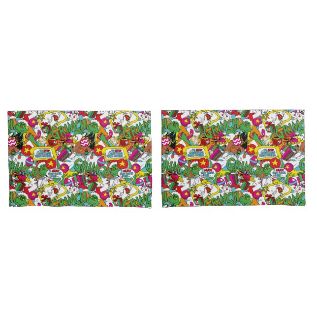 Dr. Seuss | Grinch Padrão Colorido (Frente - conjunto)