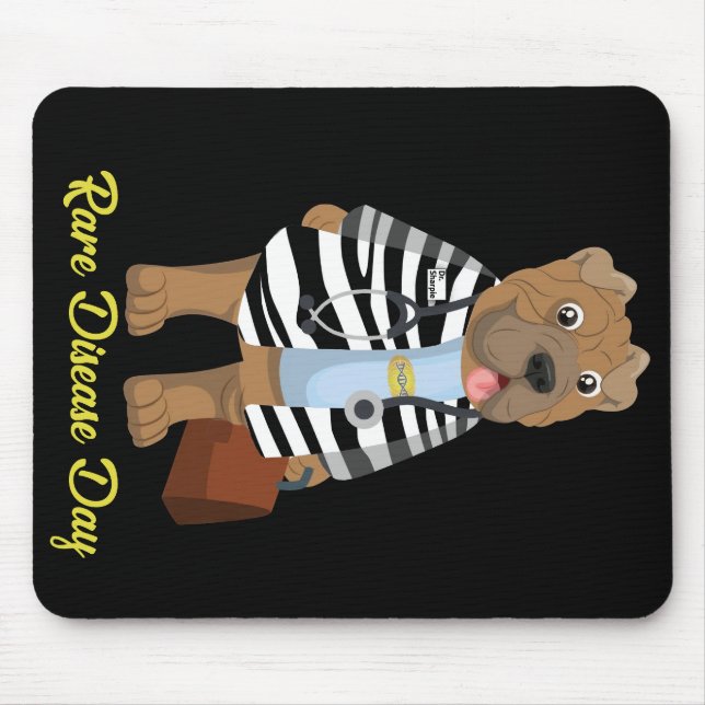 Dr. Sharpie Rare Disease Day Mousepad (Frente)