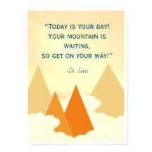 Dr. Suess Mountain Inspirational Poster