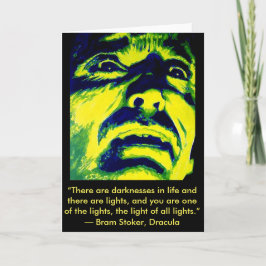 Dracula Christopher Lee Halloween - Cartão Saudáve