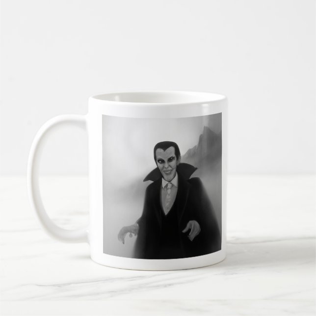 dracula - "eu quero beber sua caneca de café" (Esquerda)