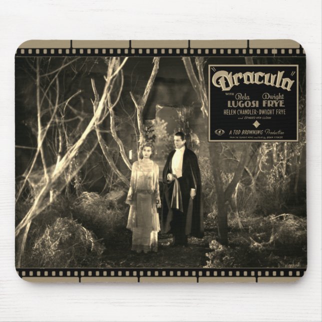 Dracula Filmstrip Mousepad clássico '1931' (Frente)
